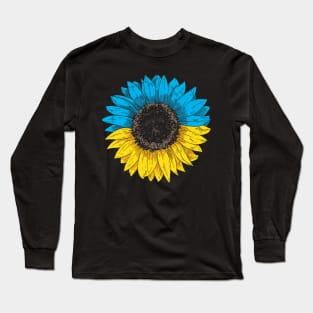 Support Ukraine Ukrainian Sunflower Long Sleeve T-Shirt